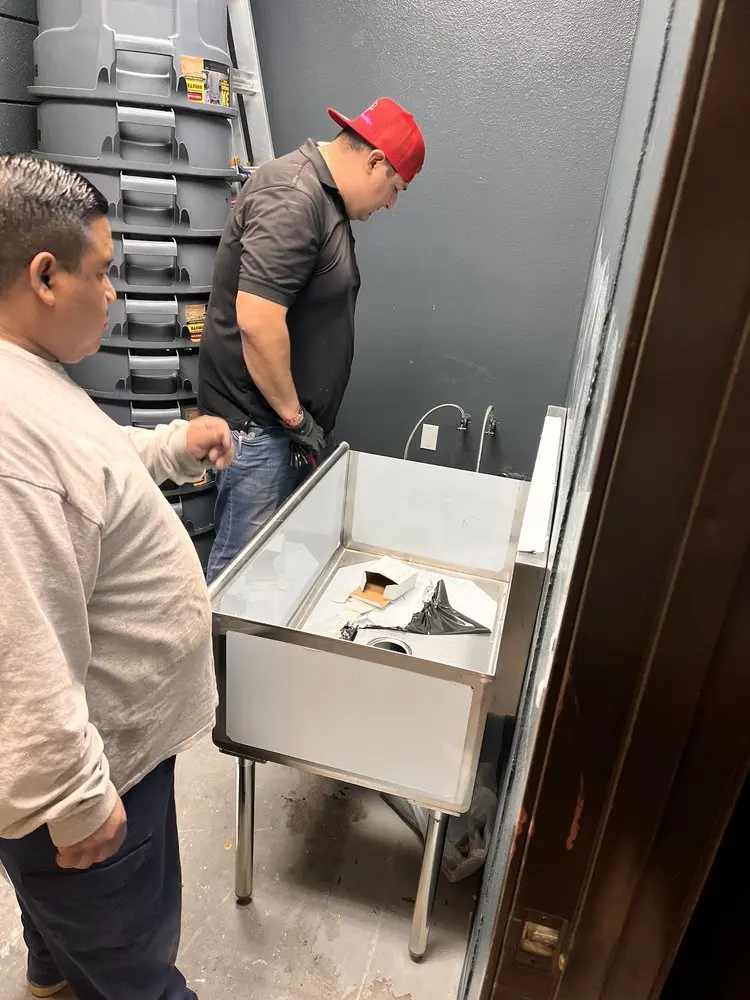 Commercial plumbing and sink installation in Briarwood Senior Housing